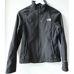 THE NORTH FACE Womens TNF Apex Bionic Black Jacket Windproof Waterproof Small